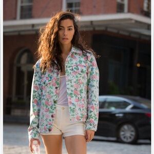 Unisex Supreme x Levis Roses Trucker Jacket